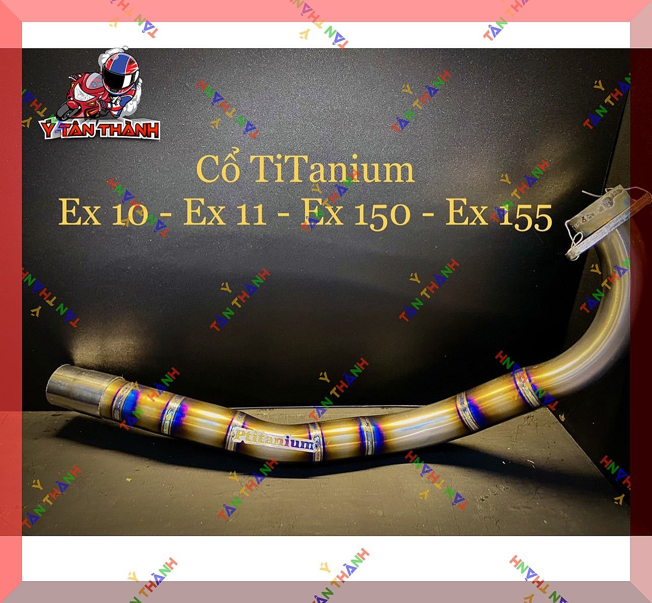 Cổ pô titan xe exciter các đời 2006-2021 MS14