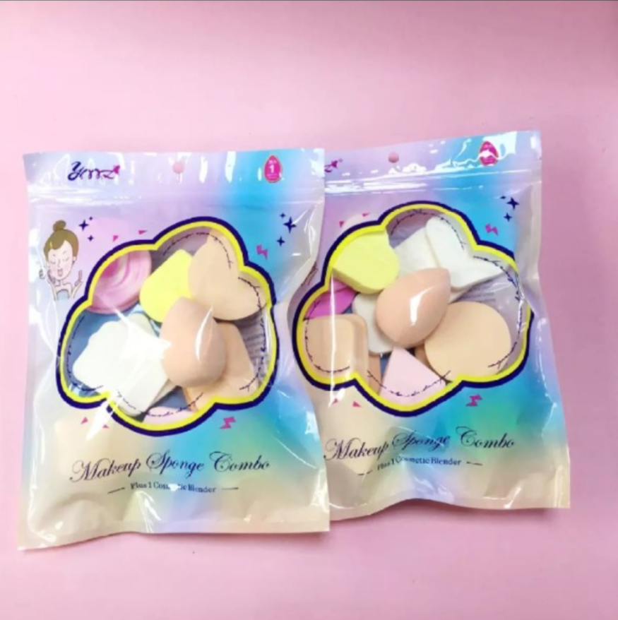 Set 13 bông mút trang điểm Keli