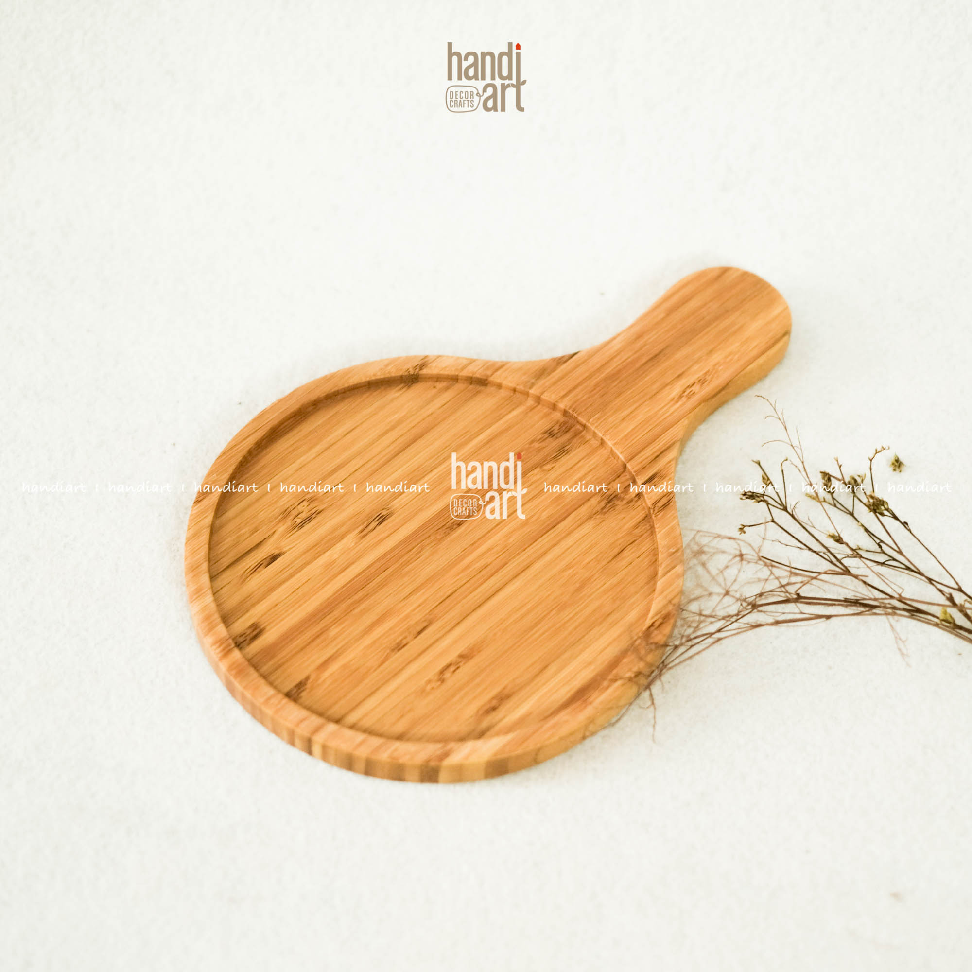 Khay gỗ tre pizza, bamboo wooden tray