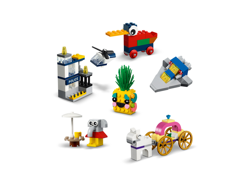 [HAPPY BRICKS] LEGO  CLASSIC - 11021 - HỘP GẠCH CLASSIC SÁNG TẠO PHIÊN BẢN 90 NĂM