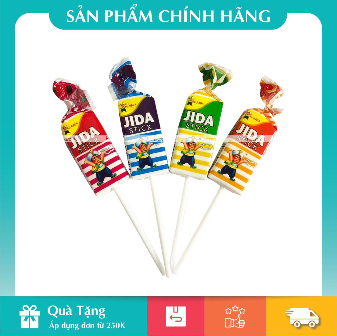 [HOÀN TIỀN MAX 10%][ HÀNG CÔNG TY NHẬP KHẨU ] Combo 4 Kẹo Que Jida Dạng Gói 32gr