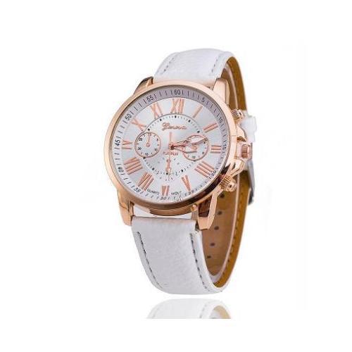Đồng Hồ Nữ AH575 Geneva Dây Da Thời Trang
