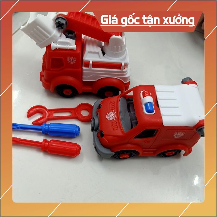 {SIÊU RẺ} Bộ Lắp Ráp Xe Cứu Hỏa Công Trình