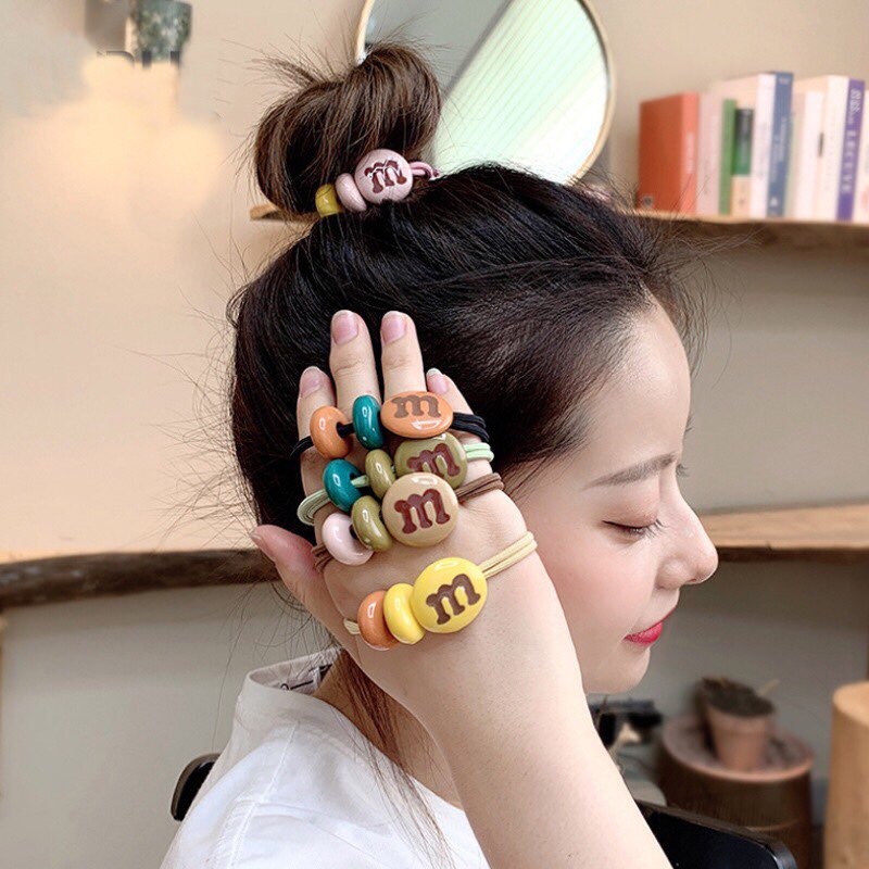 [HCM]Dây cột tóc dễ thương nhiều màu sắc - Sara Accessories