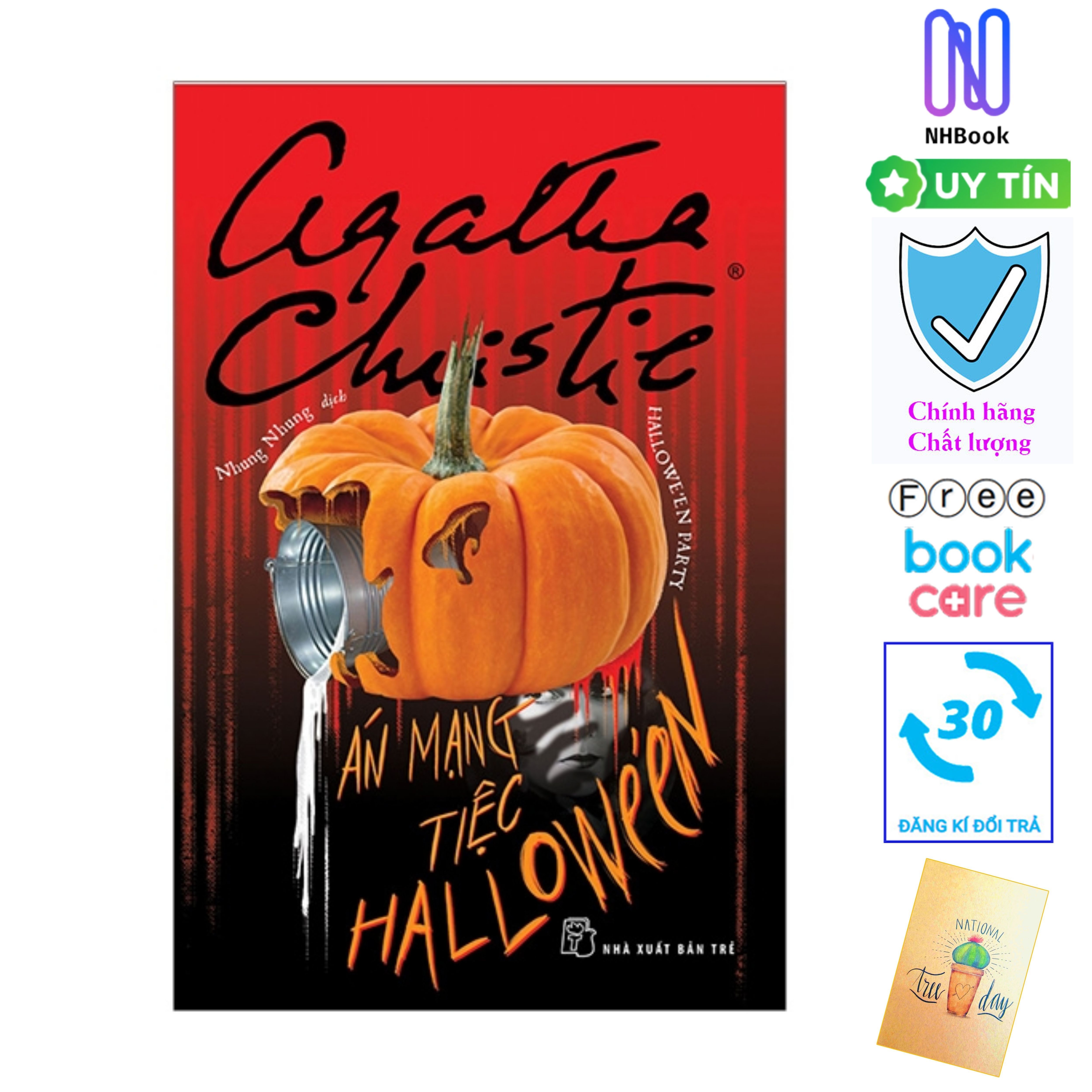 - sách chính hãng bảo hành - nhbook - agatha christie - án mạng tiệc halloween - tặng kèm sổ tay 10k