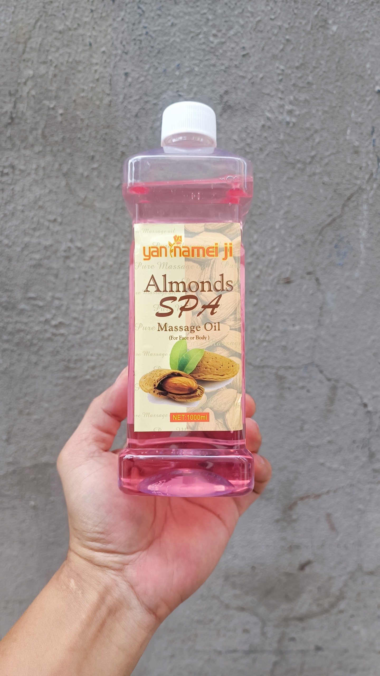 Dầu massage body dừa, óc chó, bơ, chanh chai 550ml