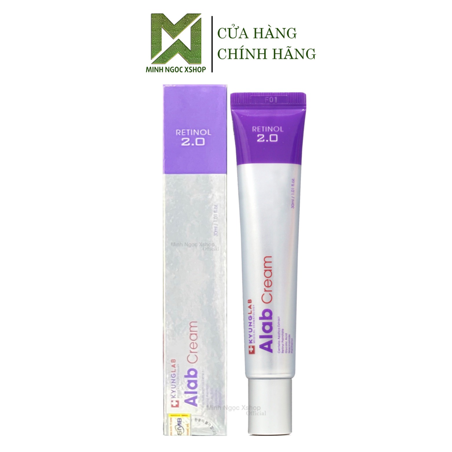 Kem dưỡng thế hệ mới Retinol Alab Cream Kyung Lab 30ml phục hồi dưỡng trắng da ngừa mụn Lazada vn