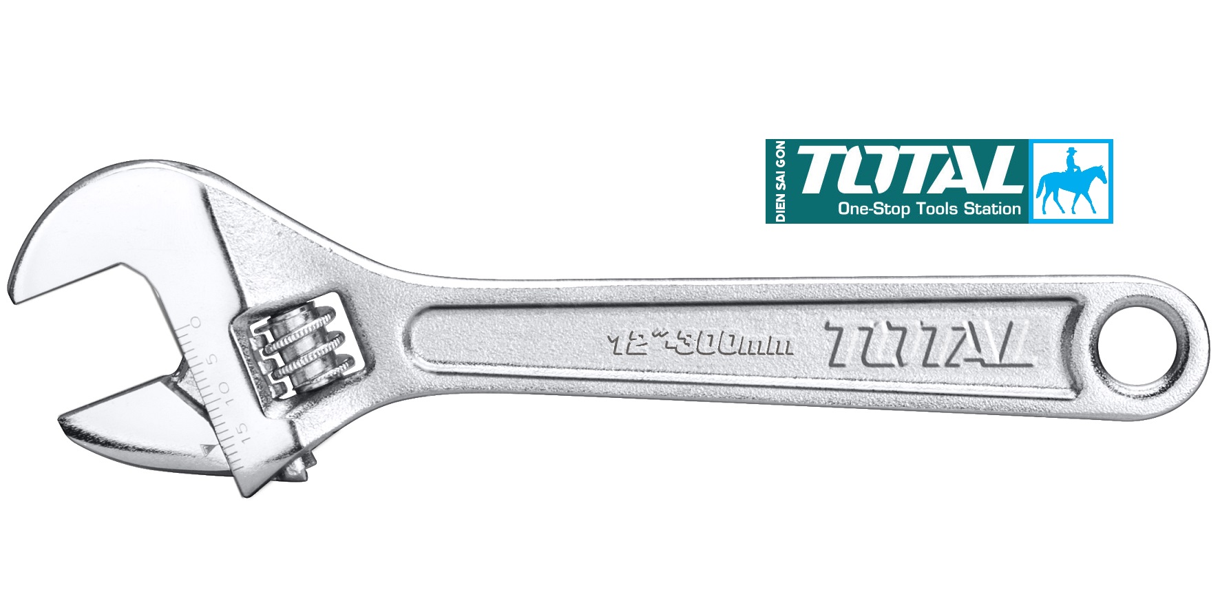 Mỏ lết 300mm 12inch Adjustable Wrench Total INGCO THT1010123