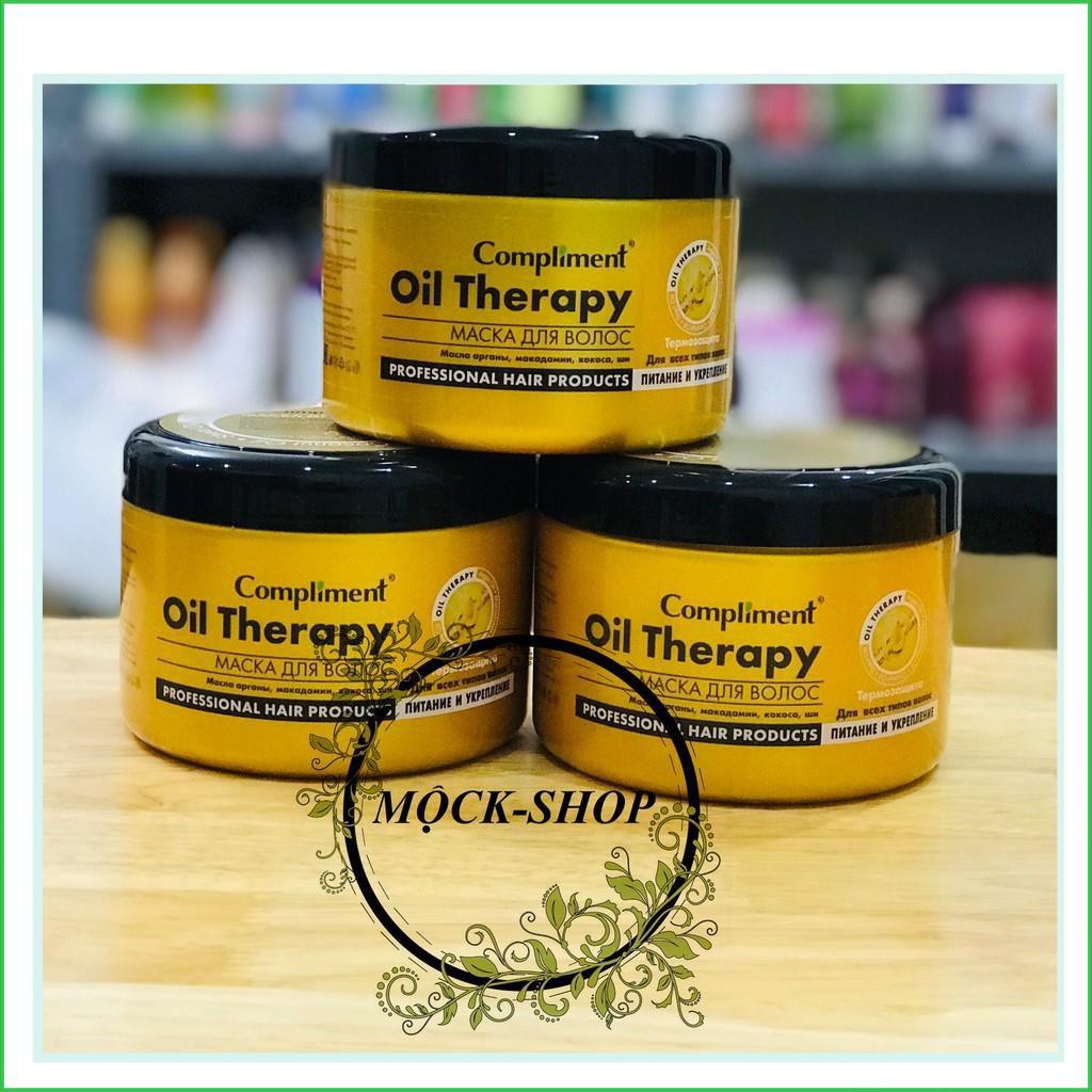 Ủ tóc Compliment Oil Therapy - Argan Oil- chăm sóc chuyên nghiệp 500ml hàng Nga