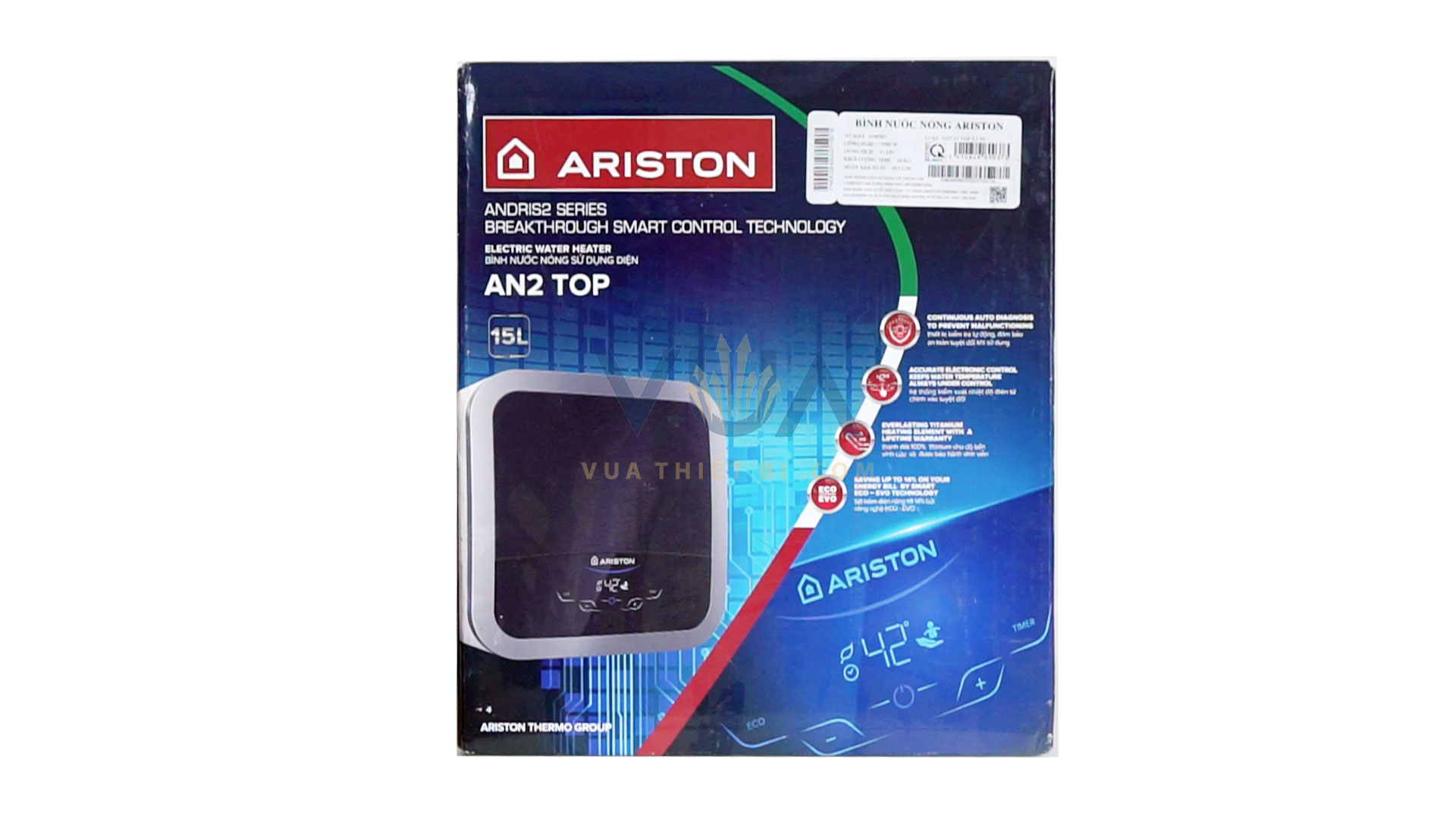 Bình nóng lạnh Ariston AN2 30 TOP