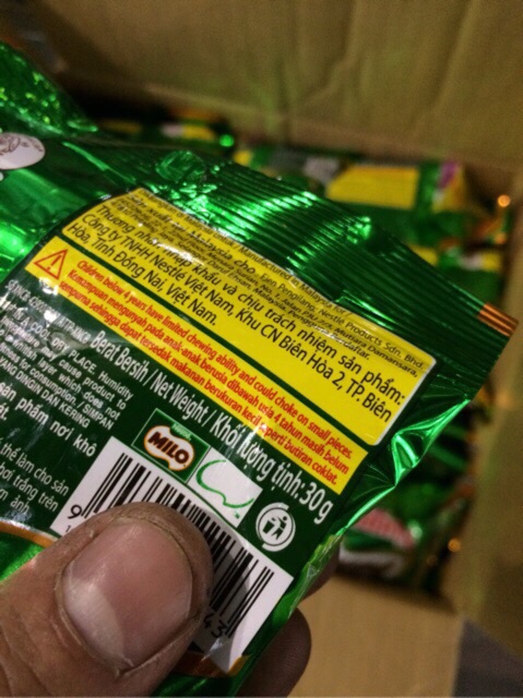 kẹo Milo nuggest 25g date 05/2022