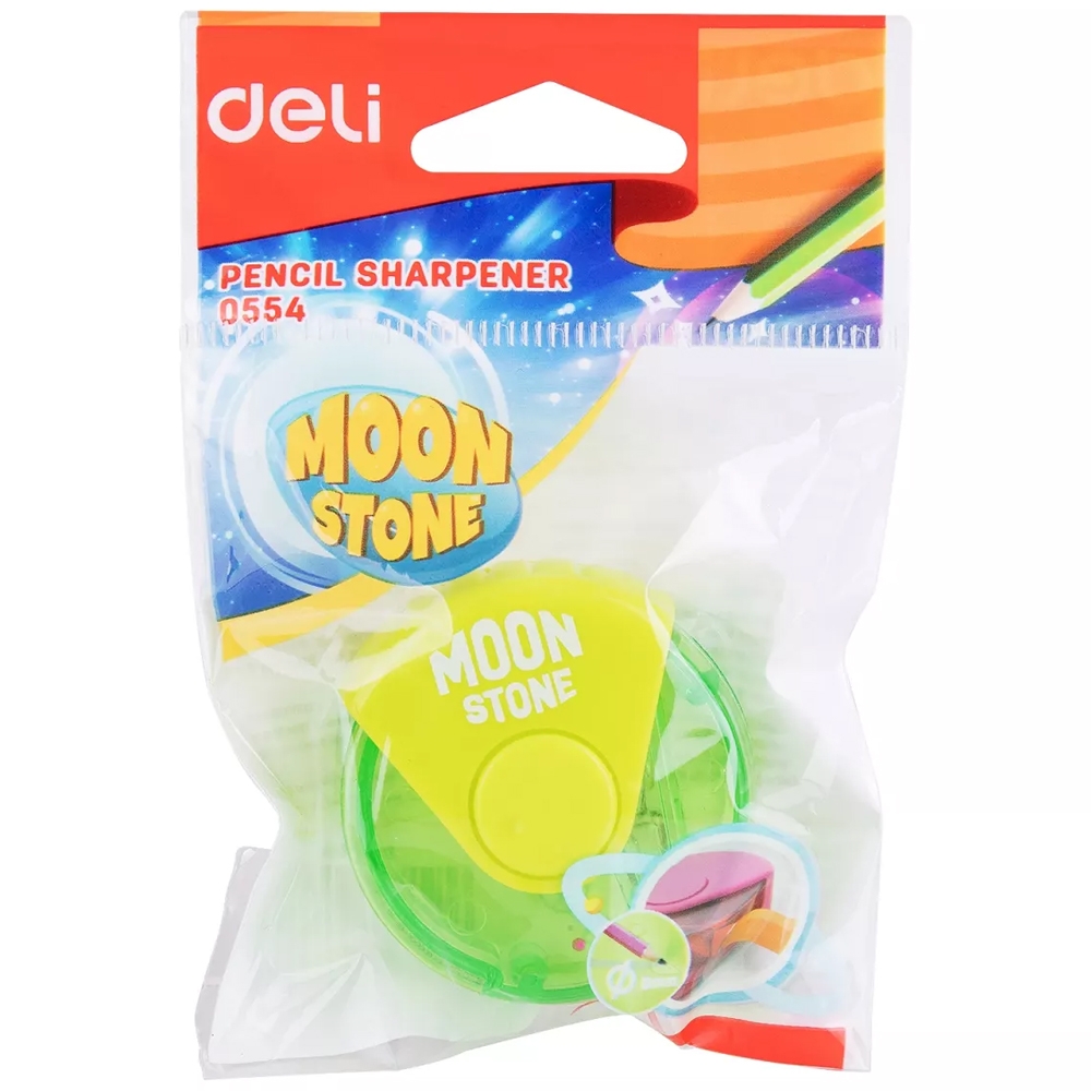 (1 Cái) Gọt bút chì Mini MOON STONE Hình Tròn Deli - E0554
