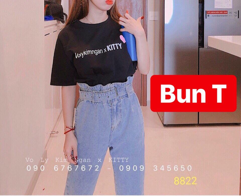 QUẦN BAGGY JEAN NỮ CHẤT BÒ LƯNG DÂY NỊT LƯNG CAO NÂNG MÔNG NHẬT BẢN  T&T-8822 - TRANG BUN FASHION