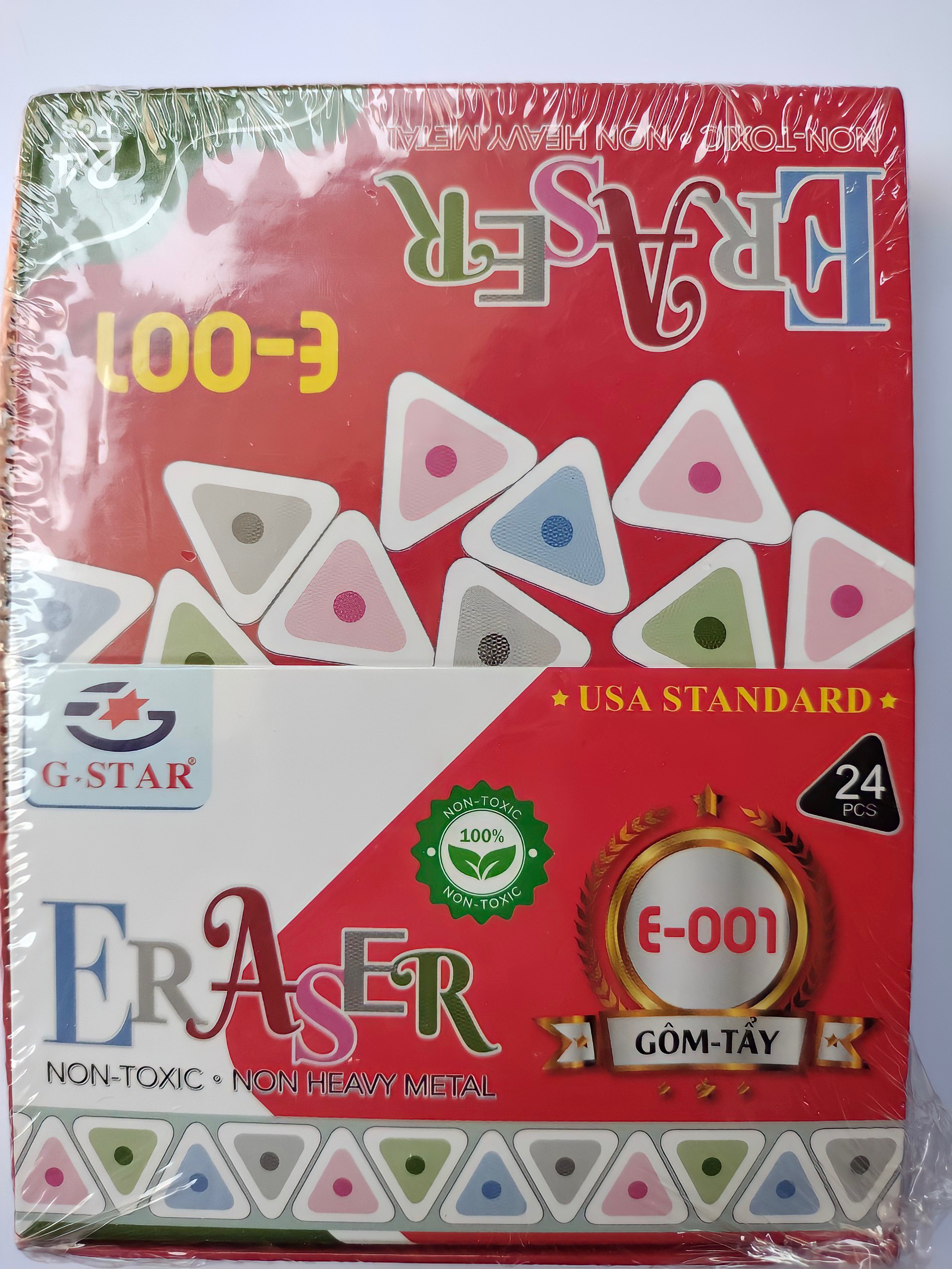 Combo 2 gôm E-001 gstar