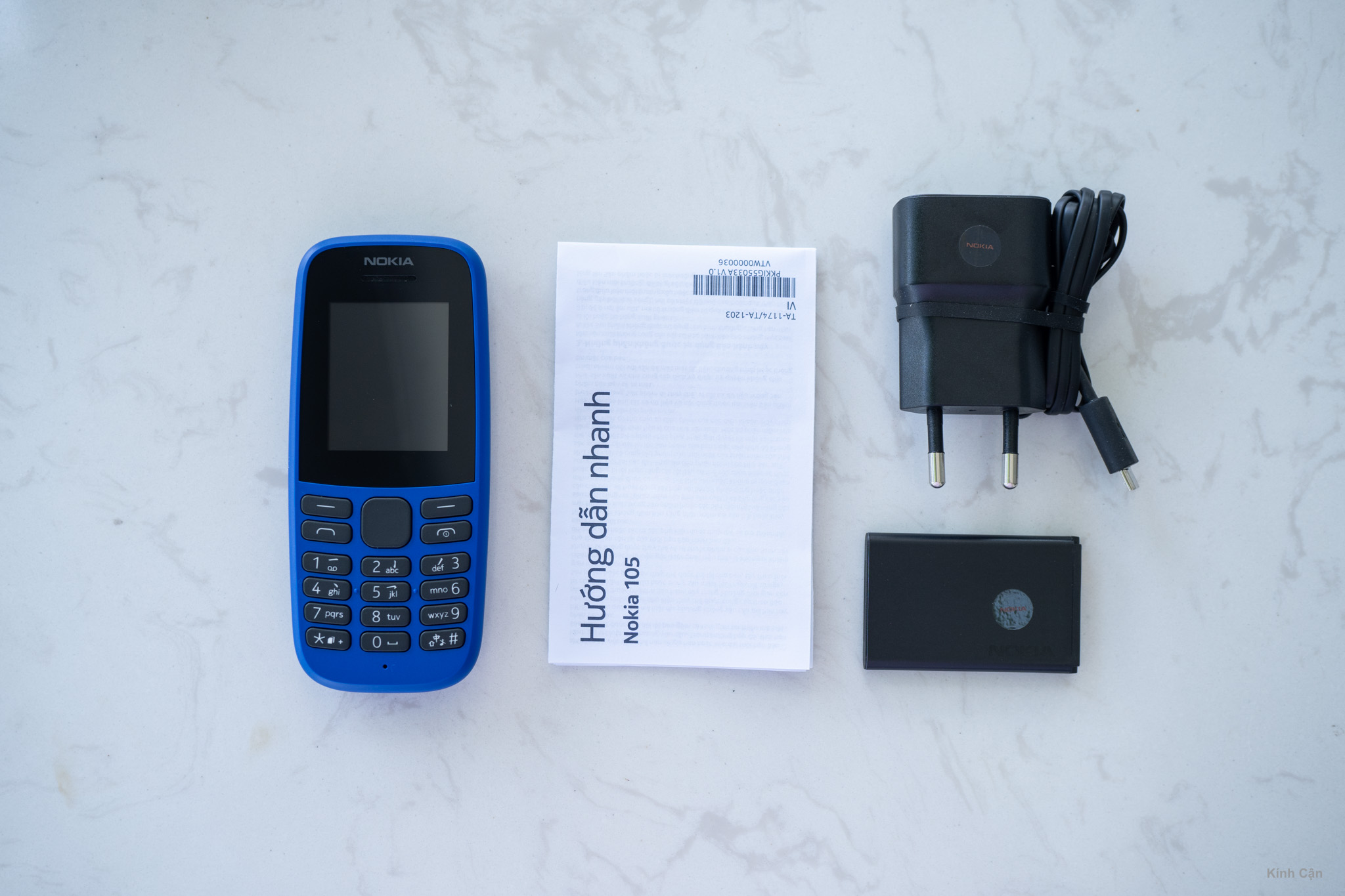 Điện thoại Nokia 105 2 Sim 4G (Hàng mới main chính hãng không hộp đủ phụ kiện) BH 12 tháng