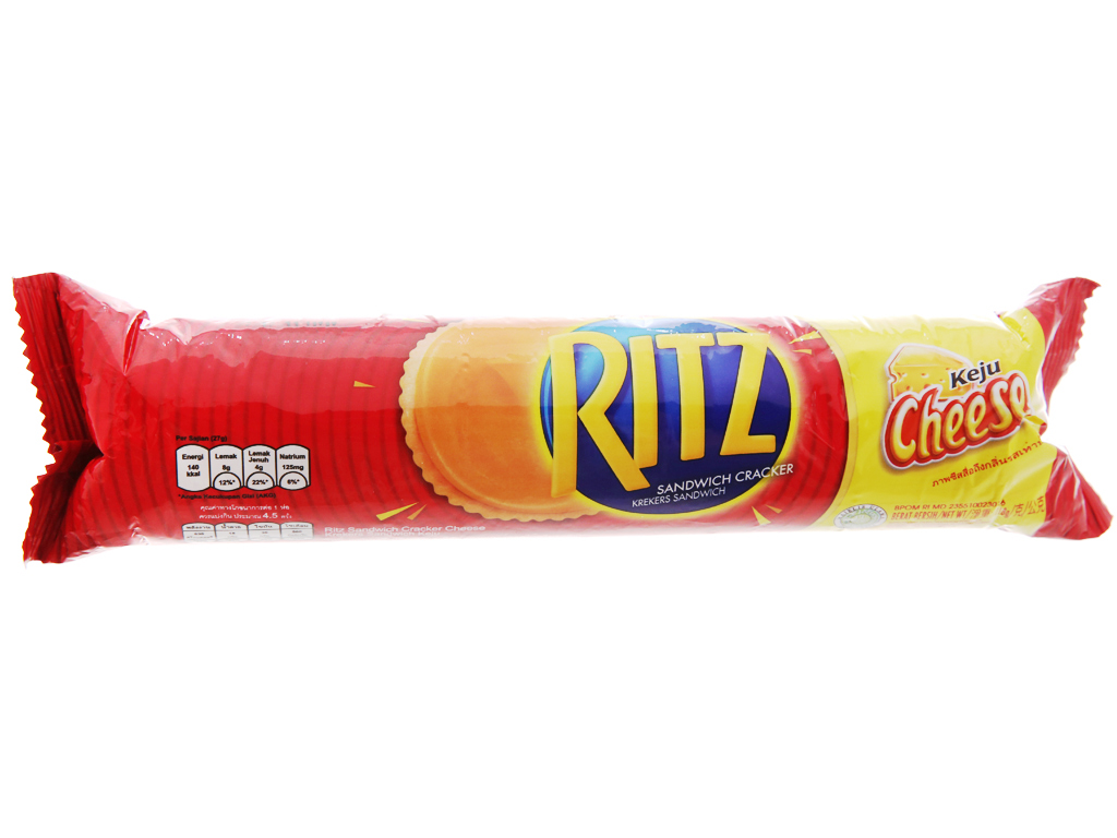 Bánh quy kẹp kem phô mai Ritz gói 118g