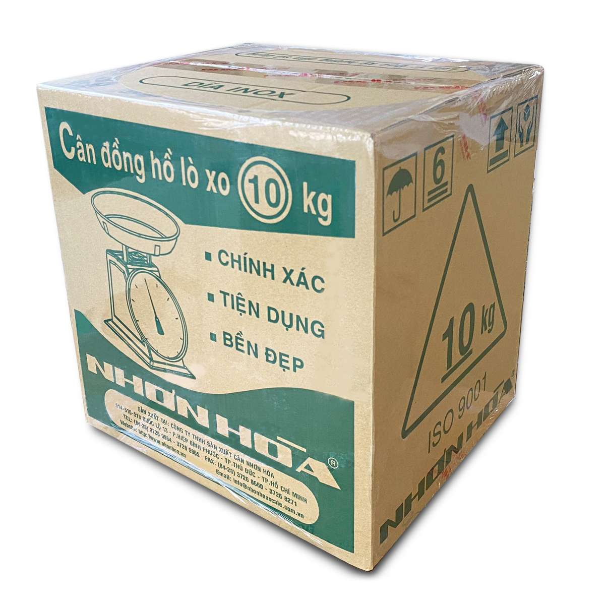 Cân Nhơn Hòa 10 kg mặt số 8 inches