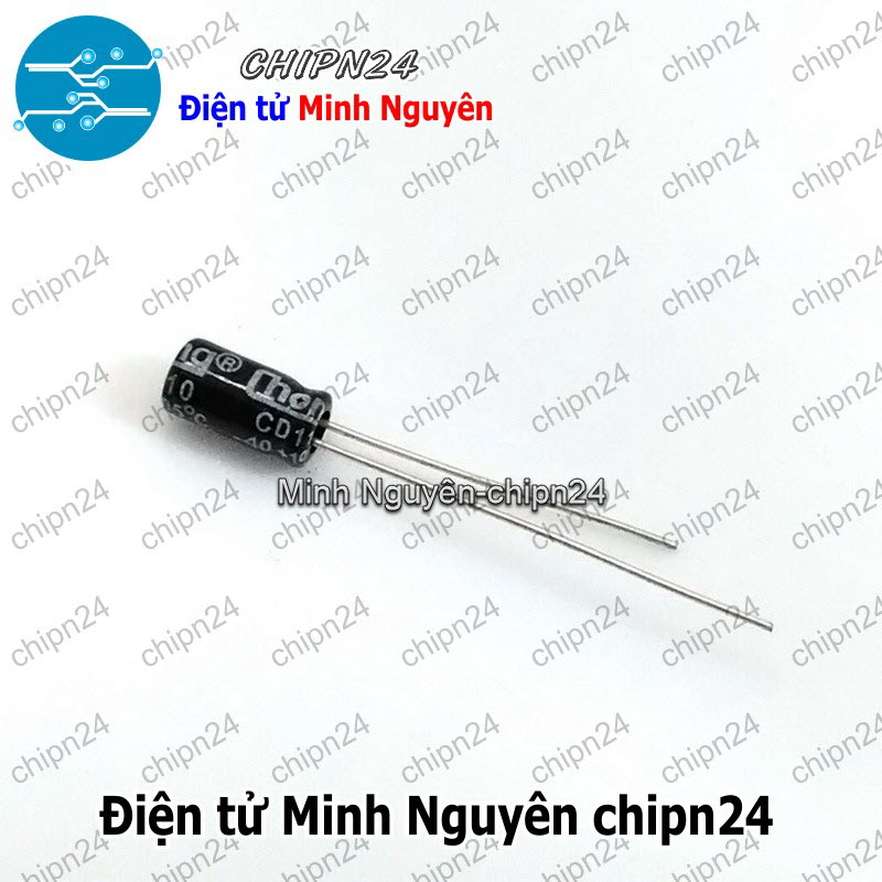 [25 con] (F250) Tụ hóa 22uF 16V Đen (4x7mm) - HH003638