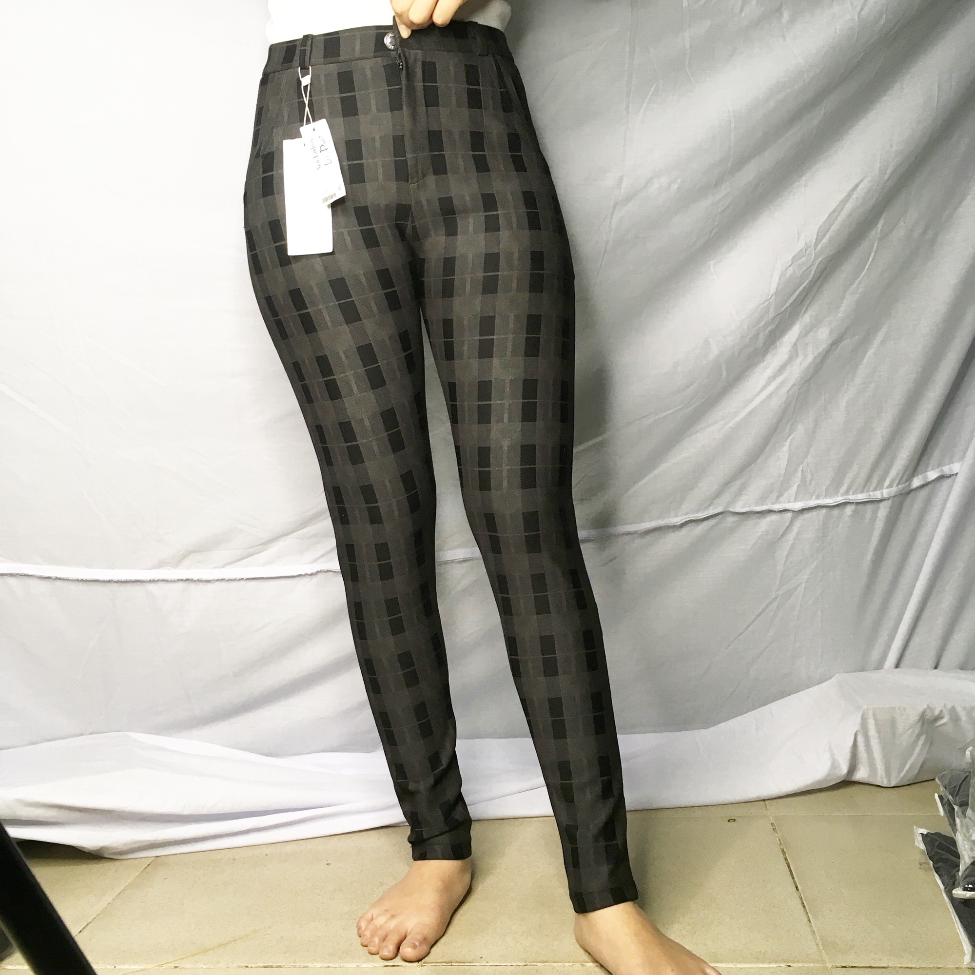 Quần dây kéo dài sọc karo size 40-65kg