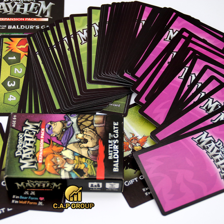 Set game card cards board game Dungeon mayhem & Dragons