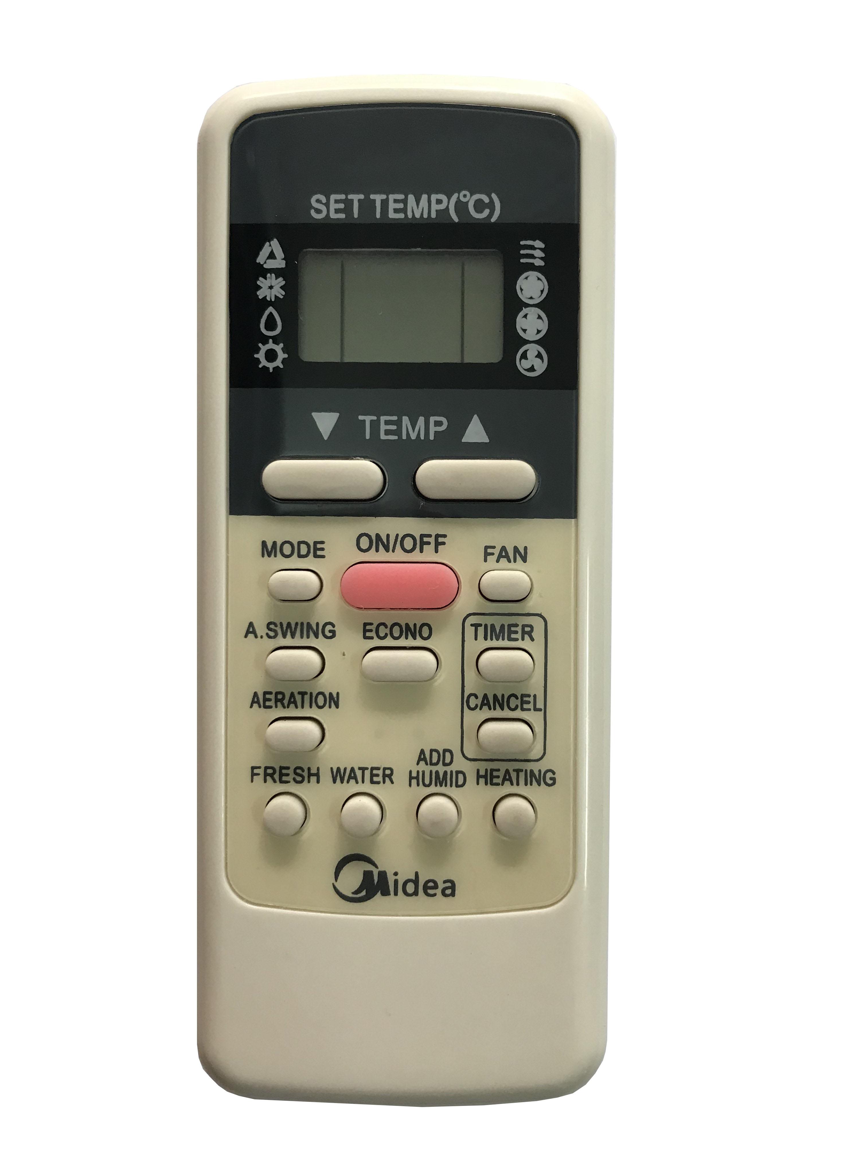 Điều khiển điều hòa midea (trắng)