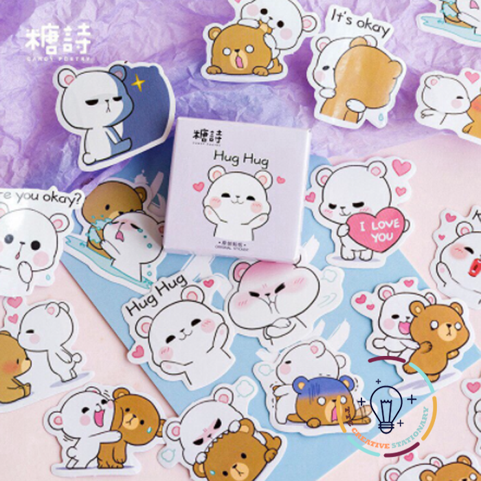 Hộp Miếng Dán Sticker Trang Trí Nhiều Mẫu Lựa Chọn