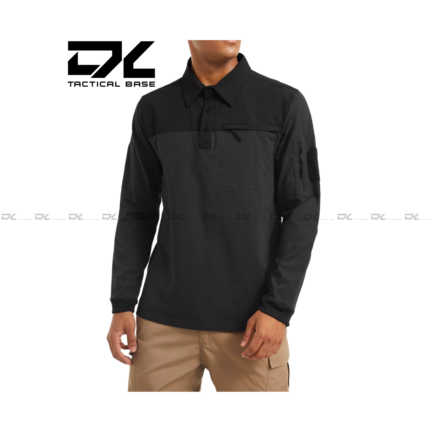 Áo polo tay dài TACTICAL DX Tactic Base