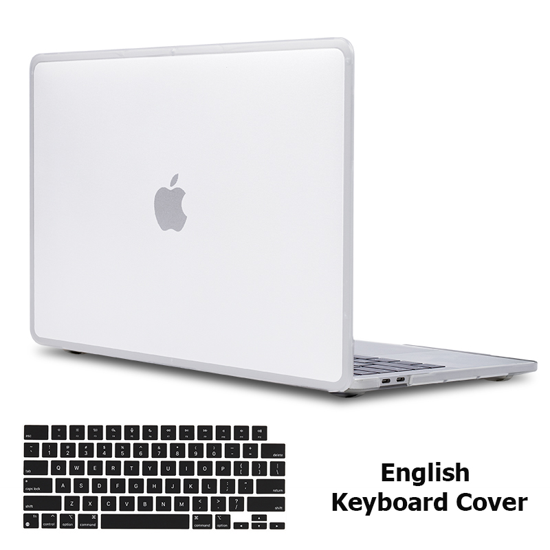With frame matte hard transparent case for 2020 2021 2022 macbook air m2 case pro 14 16 m1 air 13 inch a2681 a2337 a2338 a2442 a2485 a2289 a2251 clear cover protect shell free keyboard cover