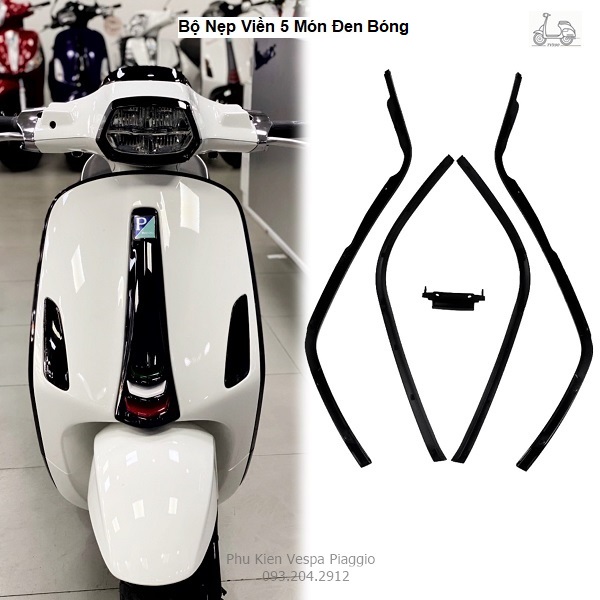 [Bộ 5 Món] Nẹp Yếm Vespa Sprint Primavera