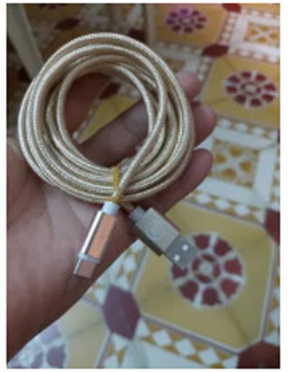 CÁP SẠC DÂY DÙ TYPE C GẦN 3M