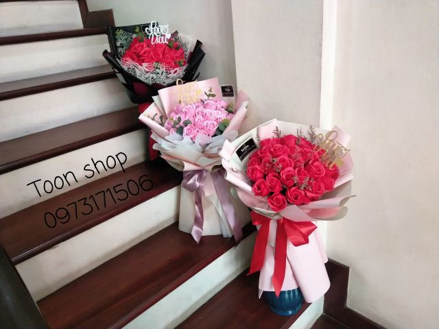 Bó hoa sáp thơm 25-30 bông