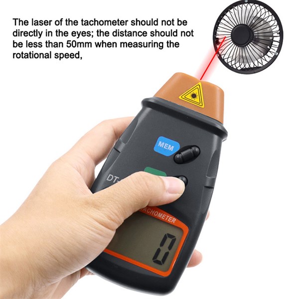 [HCM]Máy đo tốc độ ảnh Laser kỹ thuật số không tiếp xúc Động cơ đo tốc độ