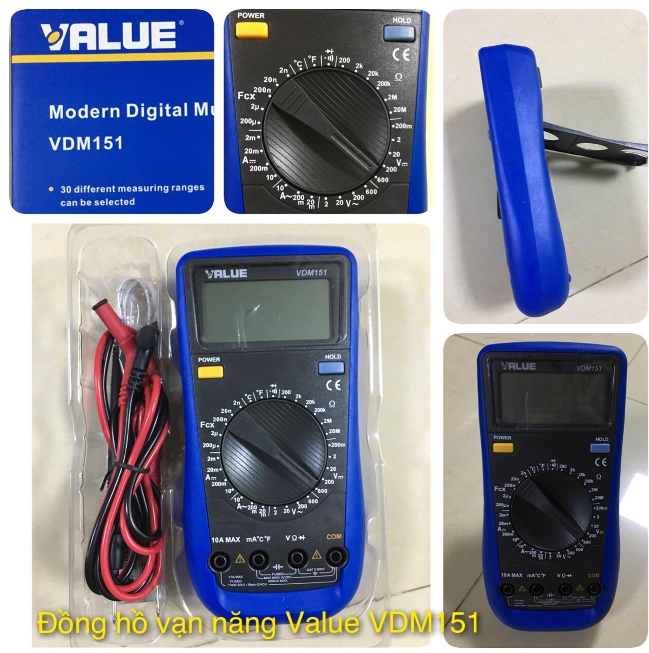 Đồng Hồ Vạn Năng VALUE Model VDM-151