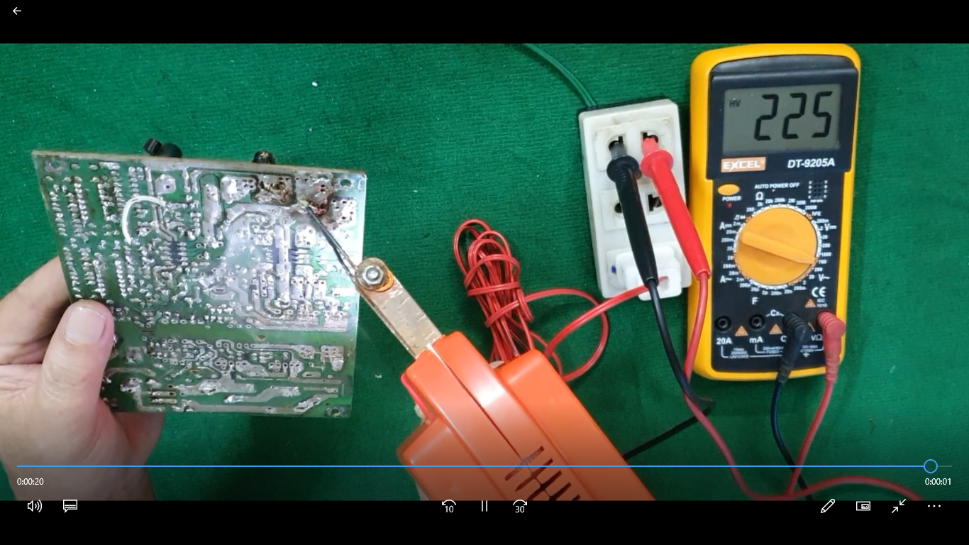 Mỏ hàn xung  220v  dùng linh kiện điện tử-DIY (Sản phẩm tự làm bằng tay)