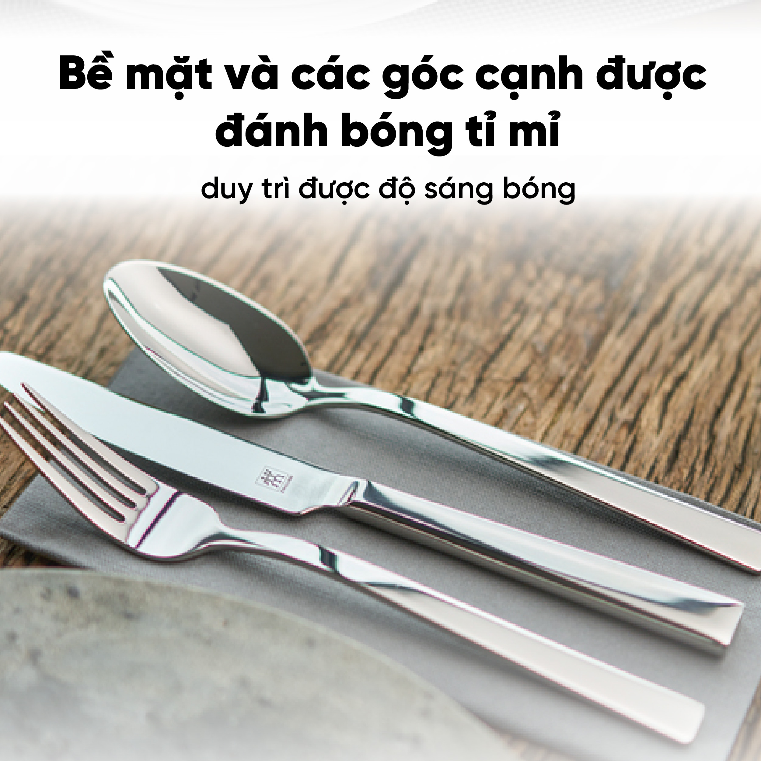[Trả góp 0%] ZWILLING - Bộ dao muỗng nĩa King - 16 món làm bằng thép không gỉ 18/10 chống mài mòn bóng sáng sử dụng hoàn hảo trong các bữa tiệc hoặc bữa ăn hàng ngày