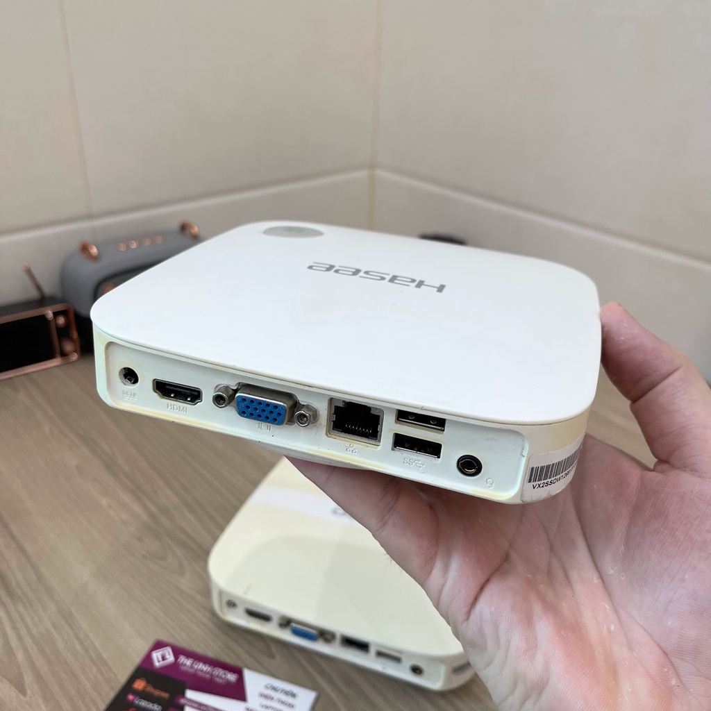 Cây máy tính mini PC mini HASSE nhỏ gọn - intel J1900 ram 4G SSD120G