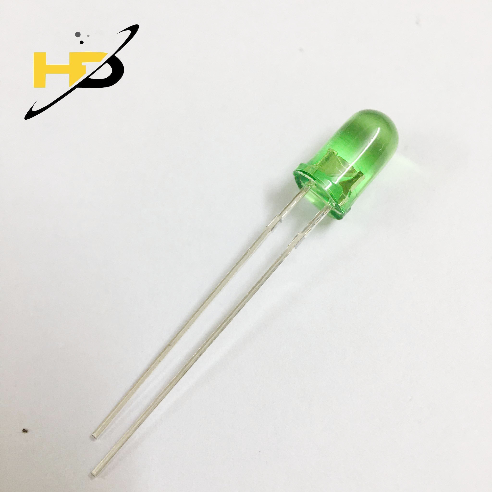 Bộ 50 Con Led Màu Xanh Lá Phi 5mm 5 Li Đầu Tròn