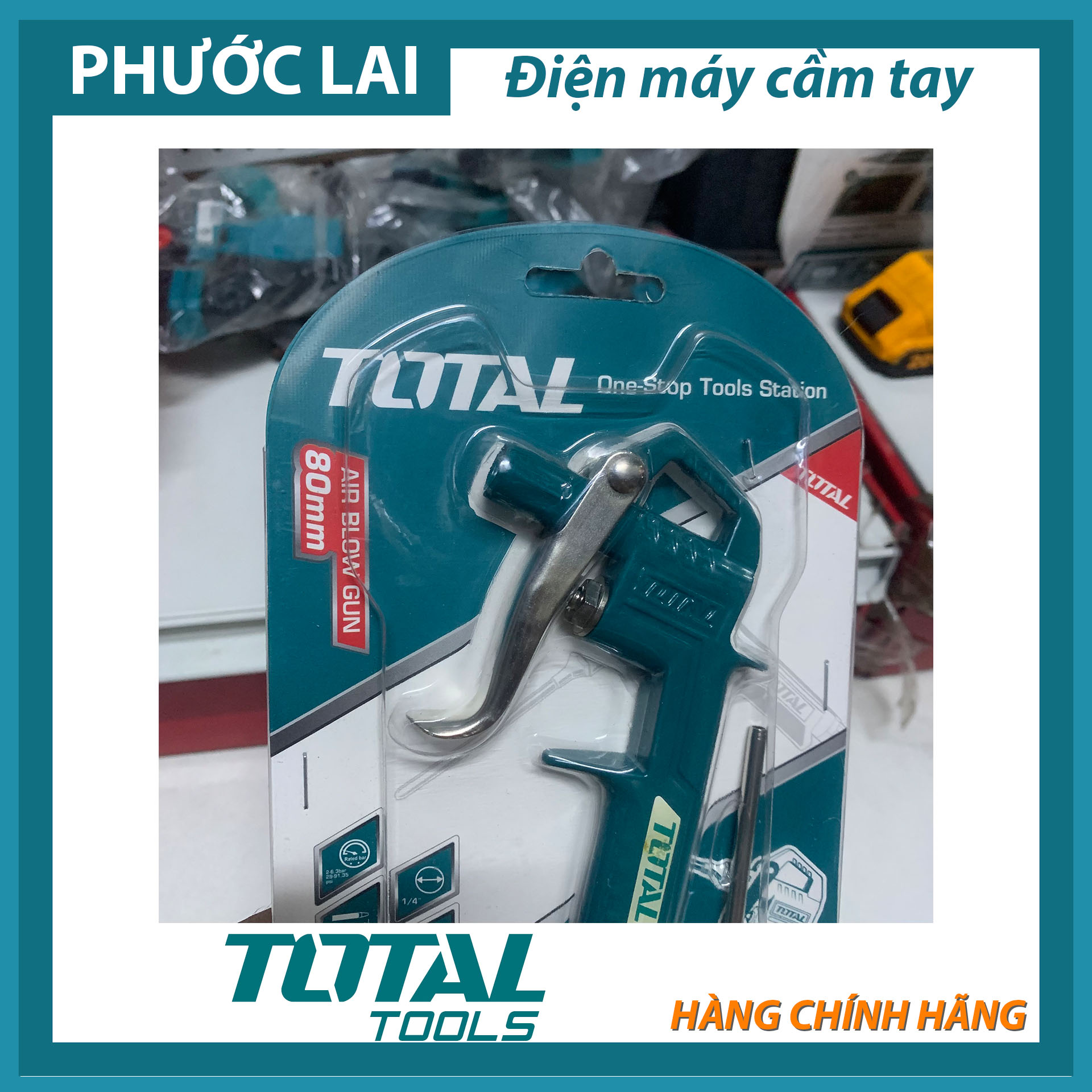 Dụng cụ thổi khí 80mm (Chính Hãng) Total TAT3081-3