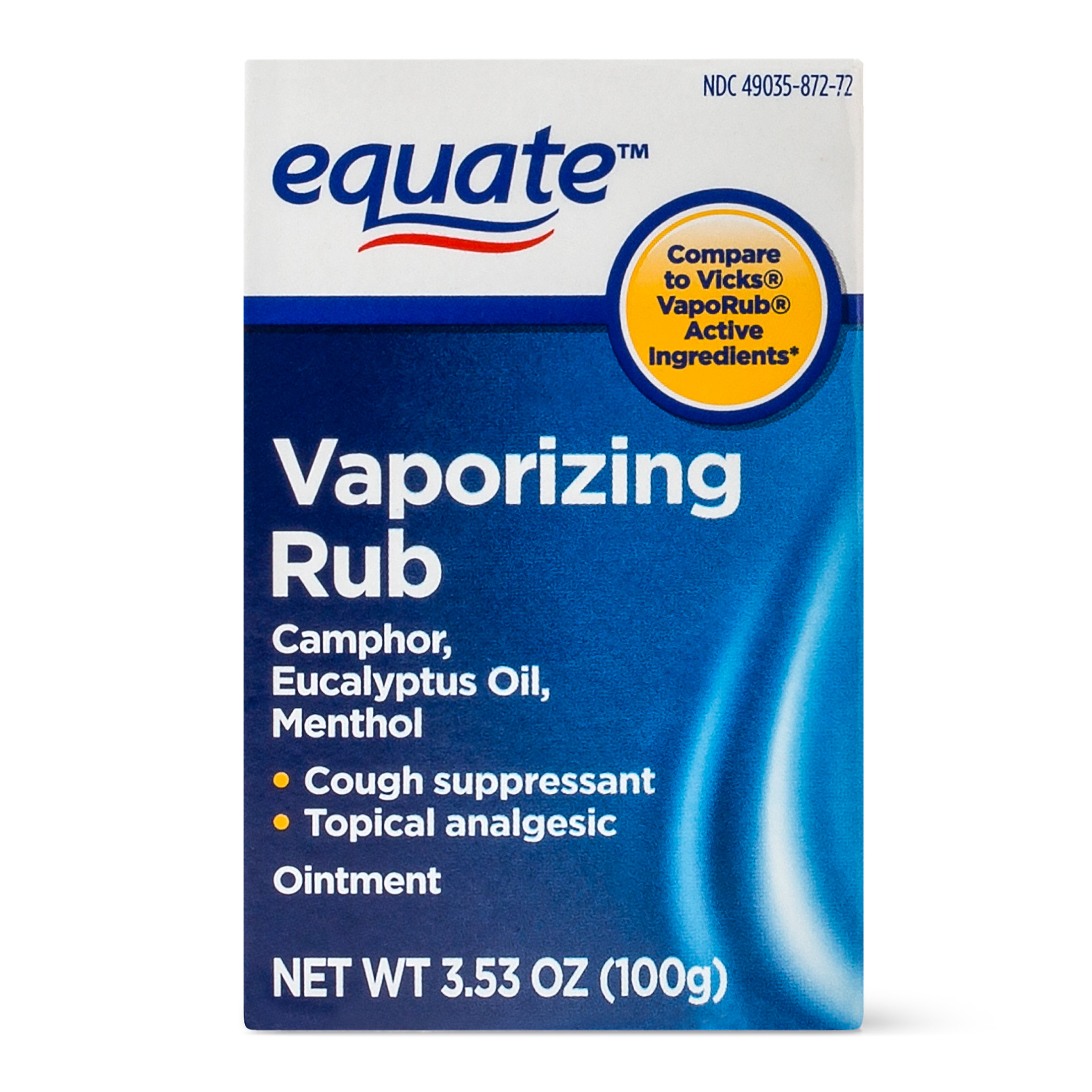 [HCM]Dầu bôi ấm ngực cho bé Equate Vaporizing Rub 100gr