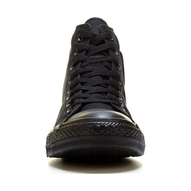 Giày Sneaker Bata Nữ Classic C1 Buộc Dây Cổ Cao Màu Full Đen
