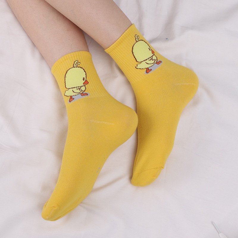 Tất vớ nữ vịt vàng cute