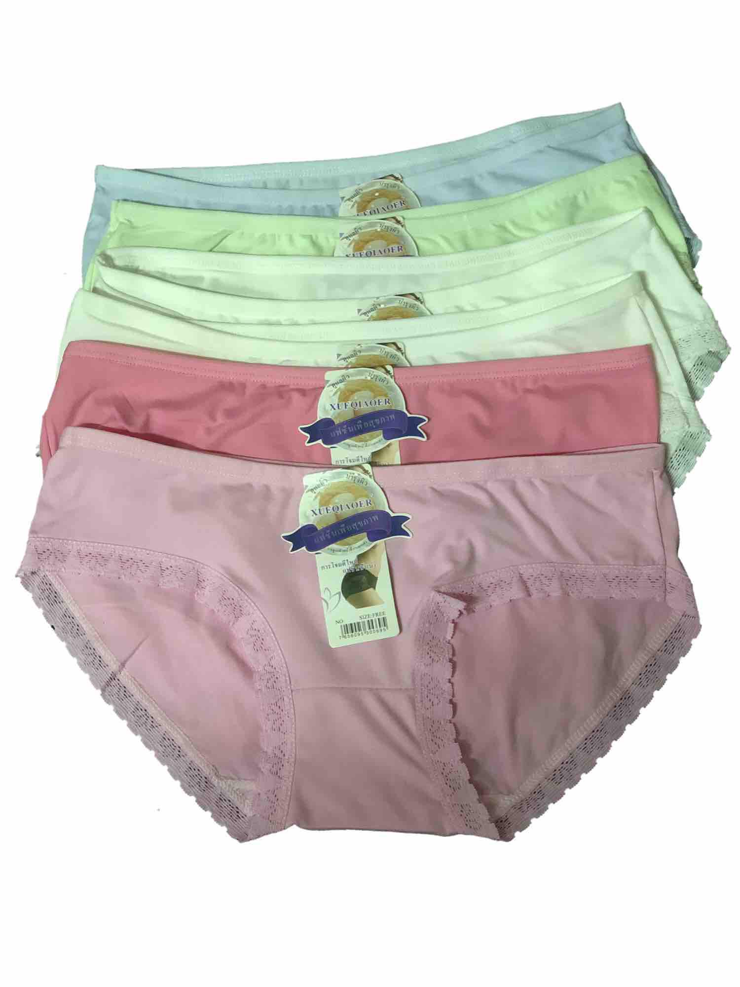 Combo 10 quần lót nữ cotton pha ren