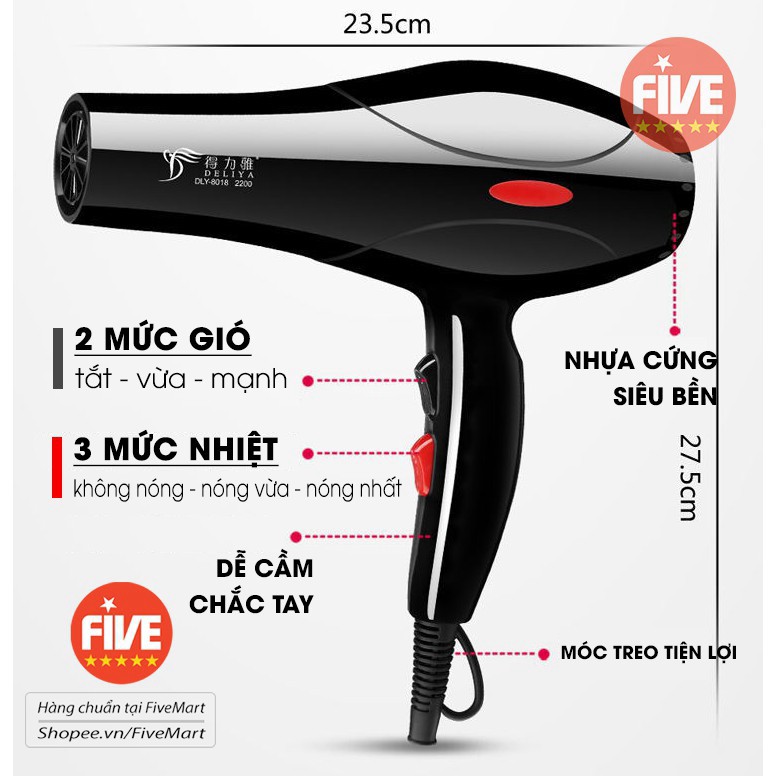 Máy Sấy Tóc Tạo Kiểu Panosonjc Công Suất Lớn 3500W