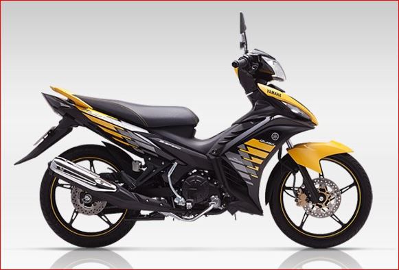 Tem Rời Exciter 135 Zin 2014 Dán Xe Đen Phối Vàng - Chất Liệu Tem Cao Cấp