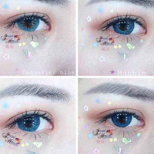 Contact Lens Blue Color + Case