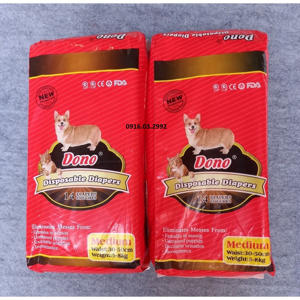 Bỉm Chó Cái Dono - M14 miếng