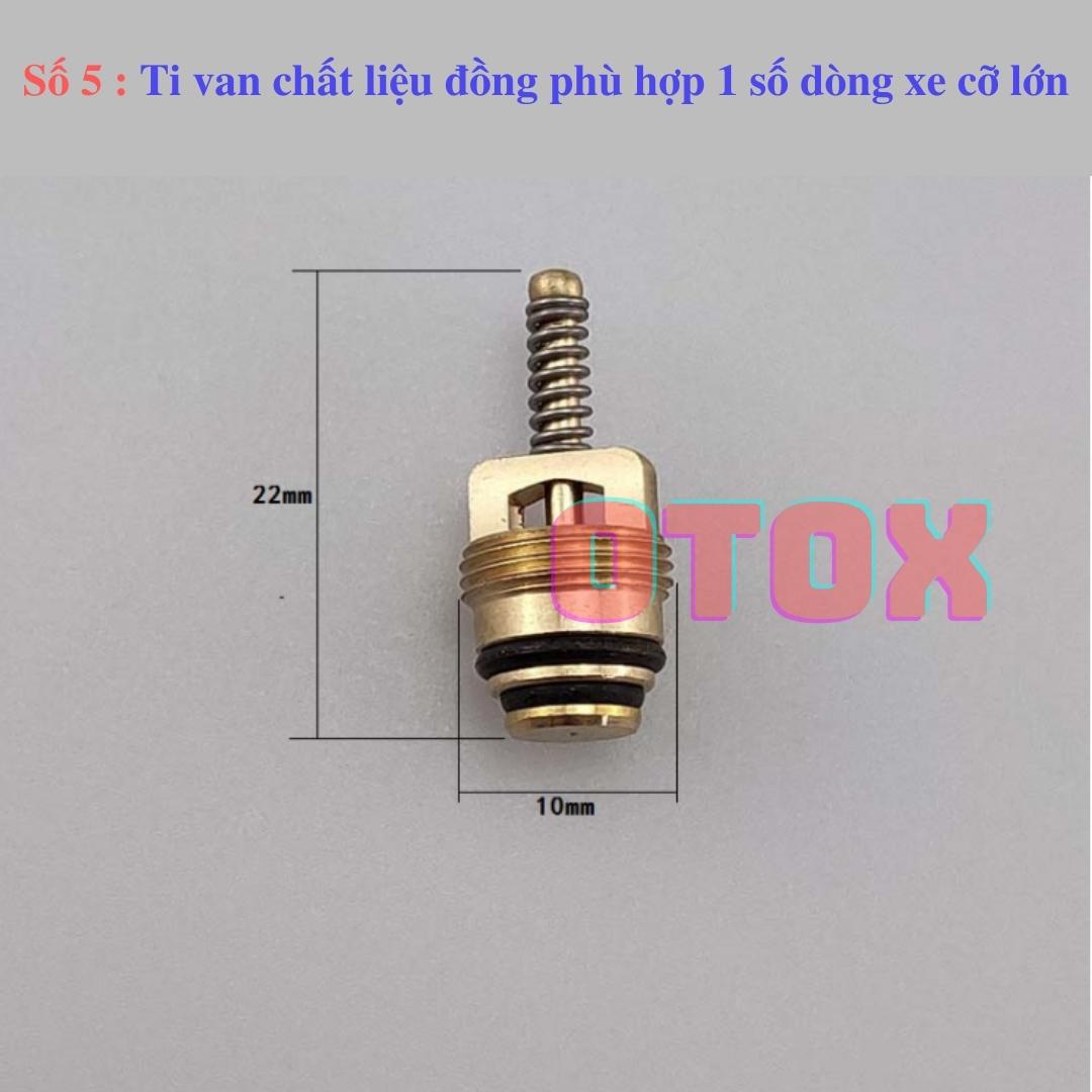 Ti van lốp điều hòa ô tô r134a r12 các loại otox