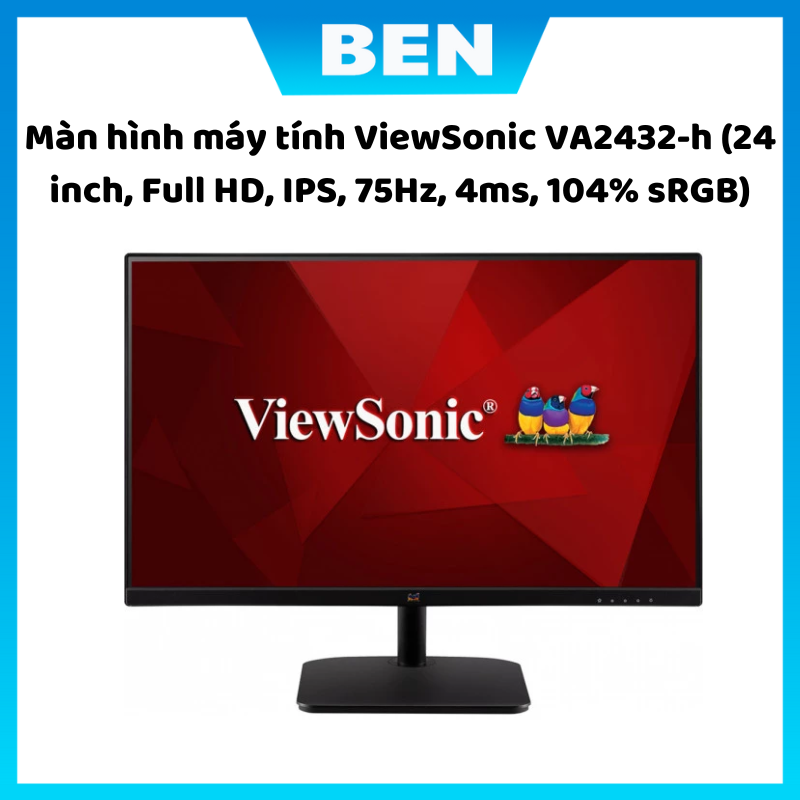 Màn hình máy tính viewsonic va2432-h - bencomputer - hàng chính hãng, giá tốt, bền bỉ, phù hợp văn phòng, gia đình, gaming