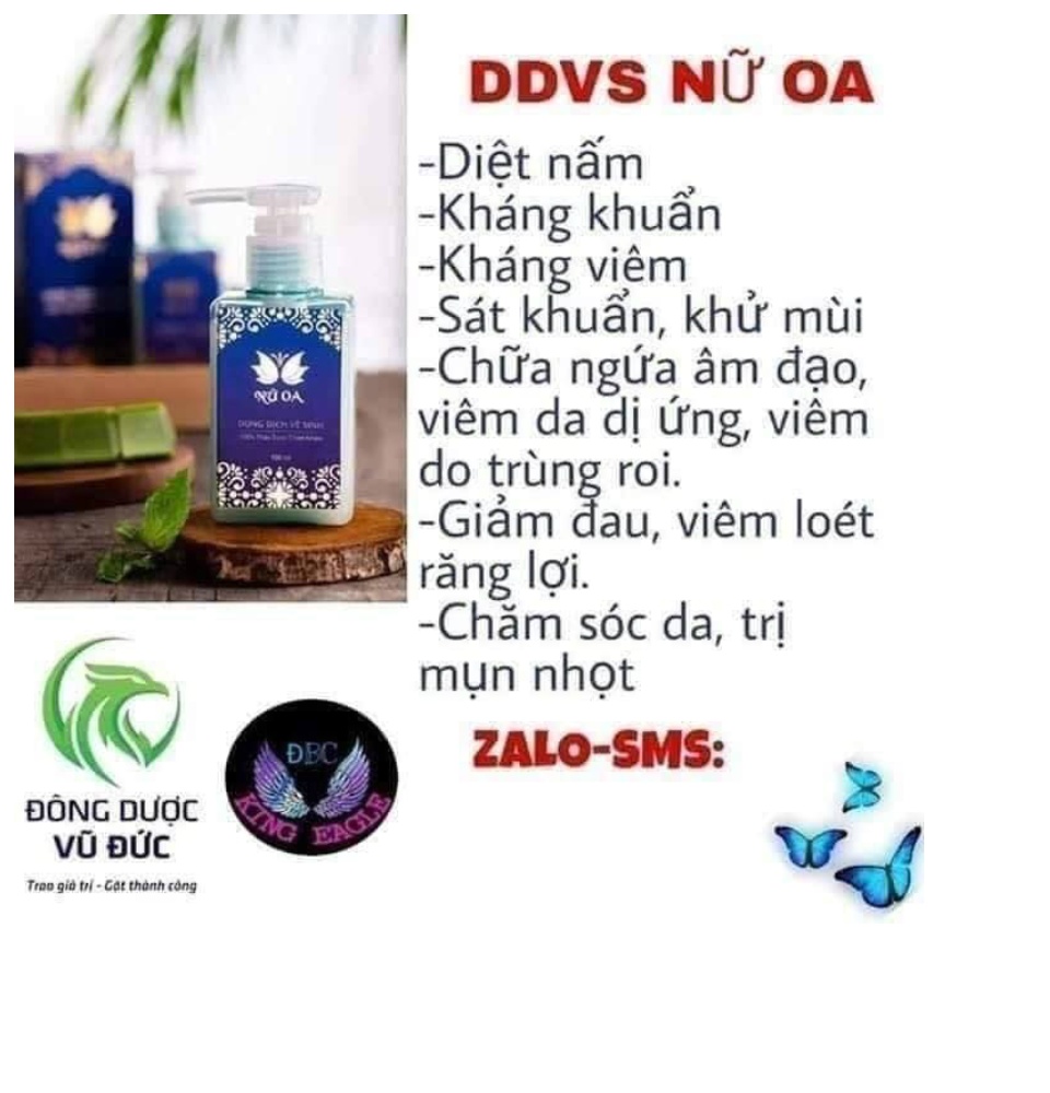 DUNG DỊCH VỆ SINH NỮ OA (( 100ml ))