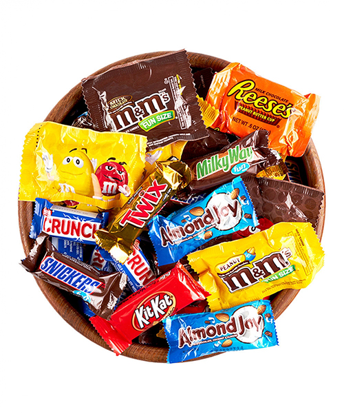 Tách bịch 1kg gồm 10 loại socola hỗn hợp của Kirkland, M&M, Kitkat, Twix